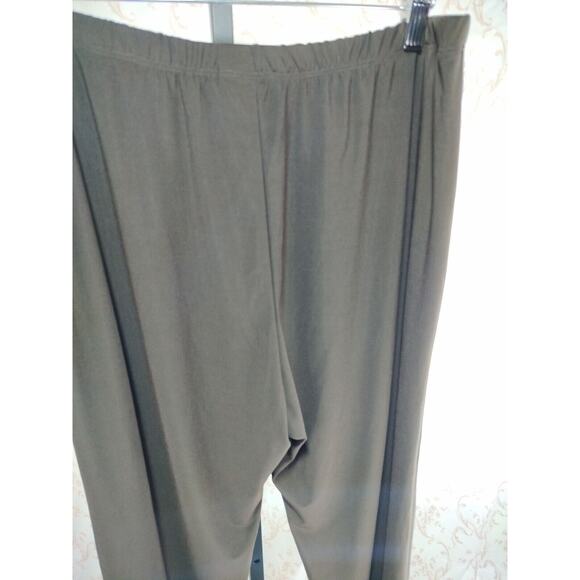 Passport Slinky Flat Front Straight Leg Pants Size XL - Picture 8 of 10